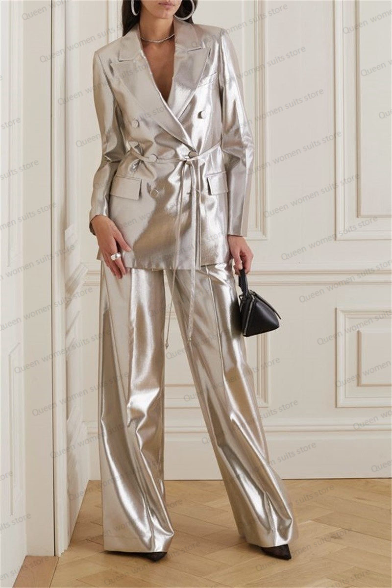 Women'S Formal Jackets To Wear With Dresses - 반짝이는 새틴 웨딩 세트 세트, 블레이저