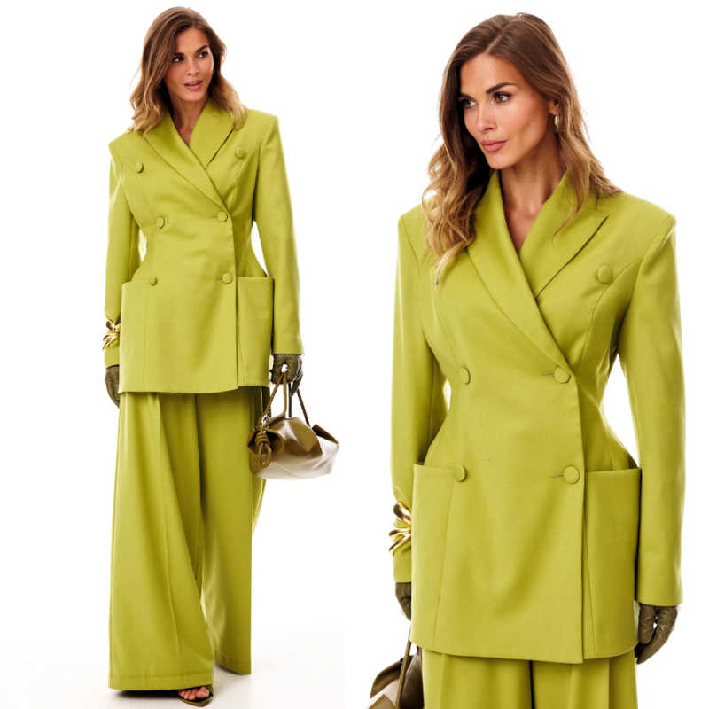 Women'S Formal Jackets To Wear With Dresses - 맞춤형 여성 블레이저 드레스 새틴 루즈핏