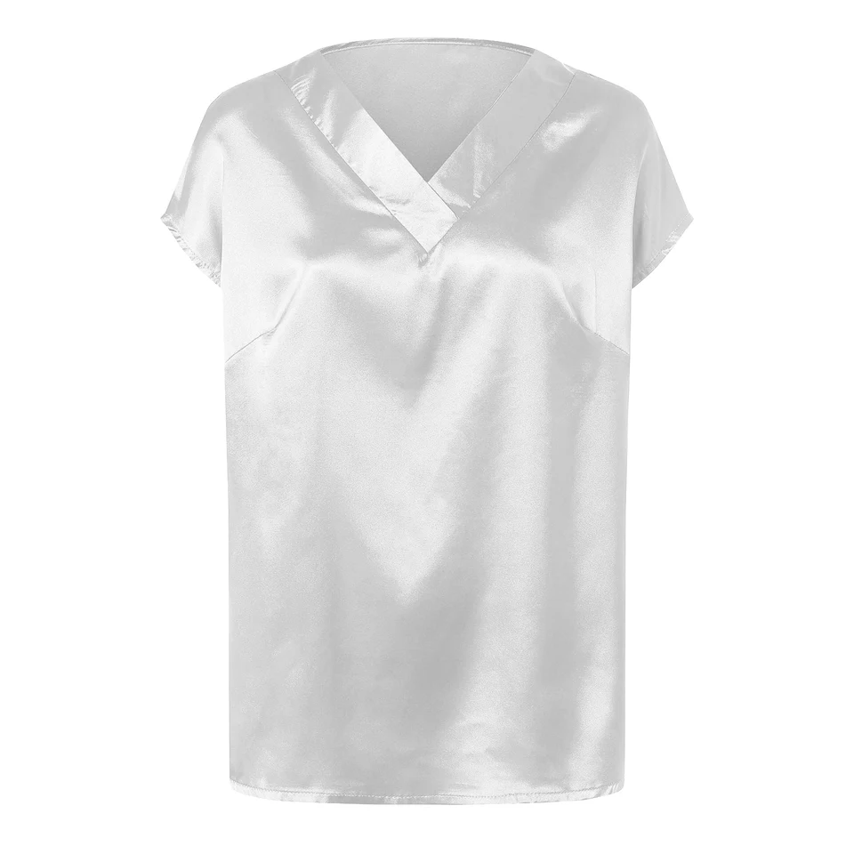 여성 실크 새틴 탱크탑 V넥 캐주얼 캐미솔 민소매 비즈 - Silk Camisole Work 리뷰 및 가격