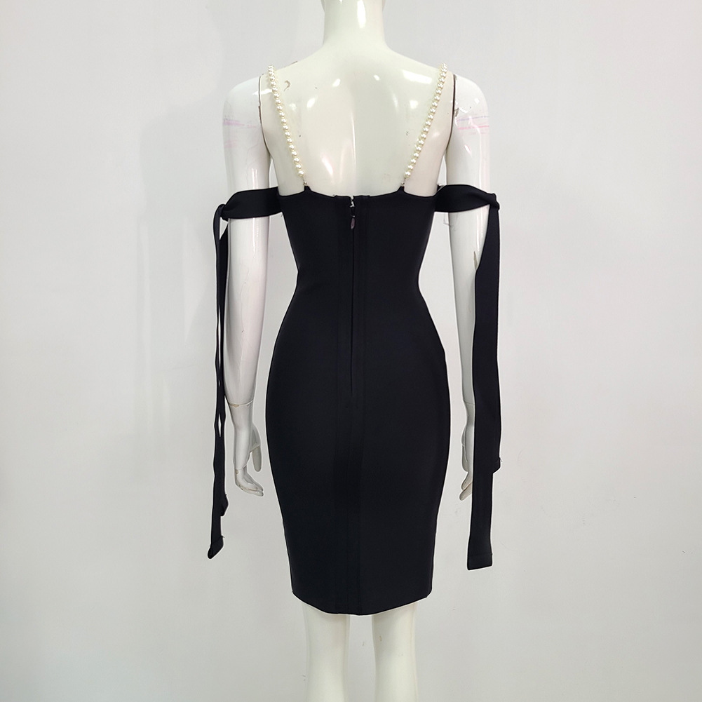 글램 서스펜더 튜브탑 롱 드레스 스팽글 장식 붕대 스커 - Women'S Formal Evening Wear Tops 리뷰 및 가격
