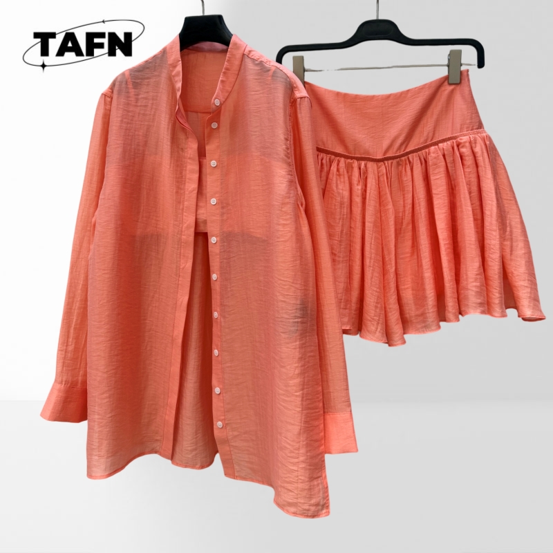 100% 린넨 여성 패션 스커트 세트 투피스 의상 캐주 - Women'S Formal Evening Wear Tops 리뷰 및 가격