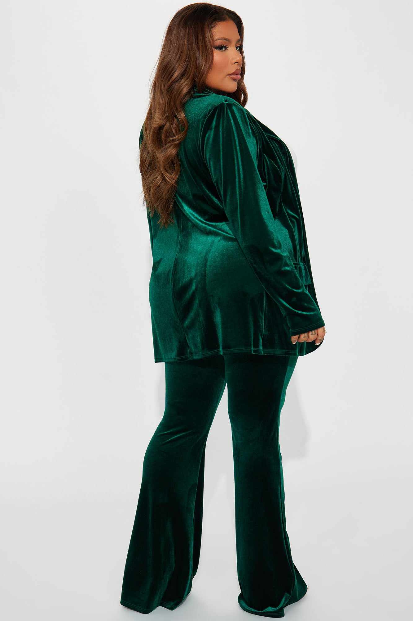 그린 벨벳 여성 바지 정장 생일 파티 게스트 정장 재킷 - Women'S Formal Jackets To Wear With Dresses 리뷰 및 가격